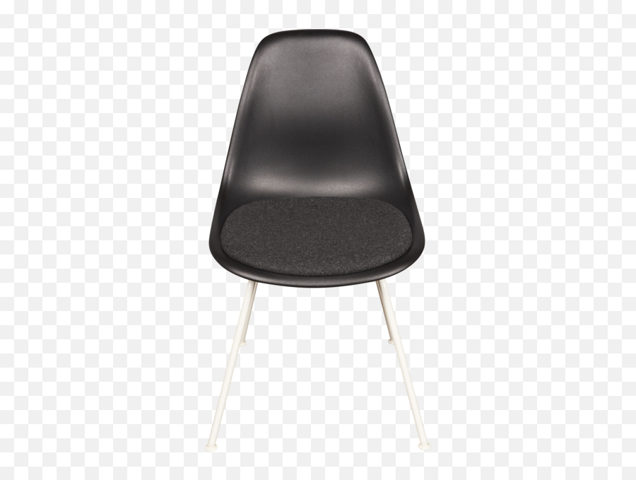 Eames Upholstered Molded Shell Side Chair U2013 Black With Panda - Solid Png,Shell Stores Icon