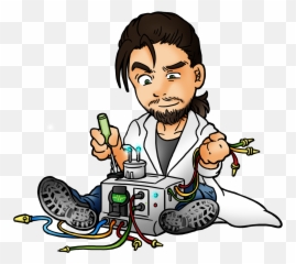 React Navigation Drawer Tutorial How Add - Mad Scientist Cartoon png