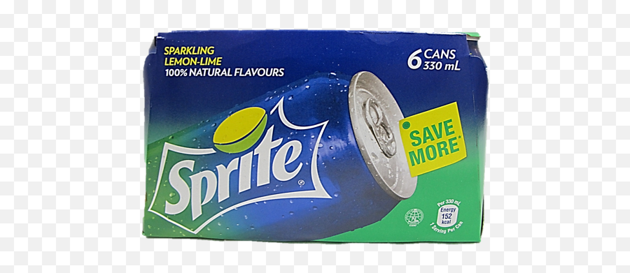 Sprite Cans Pack 6 X 330ml - 6 Pack Of Sprite Transparent Png,Sprite Can Png