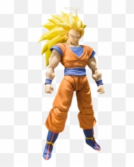 Super Saiyan 3 Son Goku Figure By Bandai - Ssj3 Sh Figuarts png