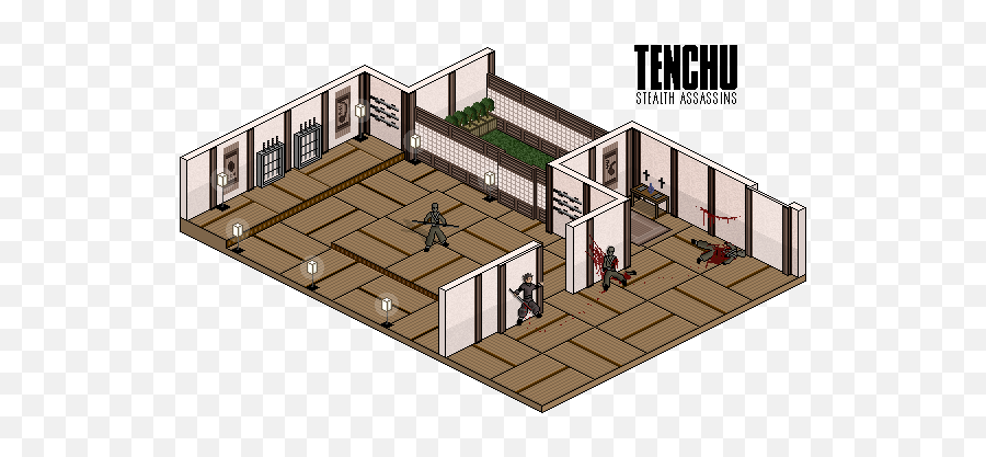 Video Game Pixel Art Isometric Freelancer - Tenchu Pixel Png,Video Pixel Icon