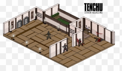 Video Game Pixel Art Isometric Freelancer - Tenchu png