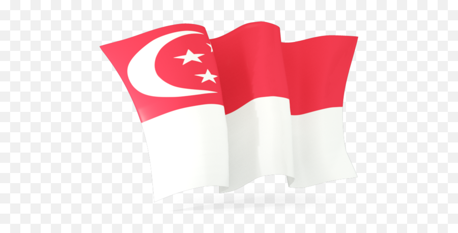 Waving Flag Illustration Of Singapore - Vector Indonesia Flag Png,Waving Flag Icon