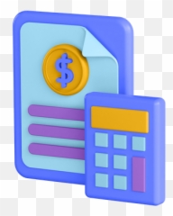 Premium Tax Calculation 3d Illustration Download In Png Obj - Vertical,Financial Assets Icon
