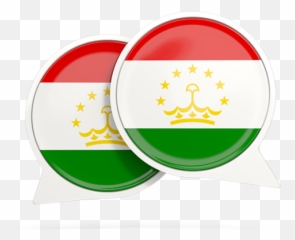 Round Chat Icon Illustration Of Flag Tajikistan - Flag png