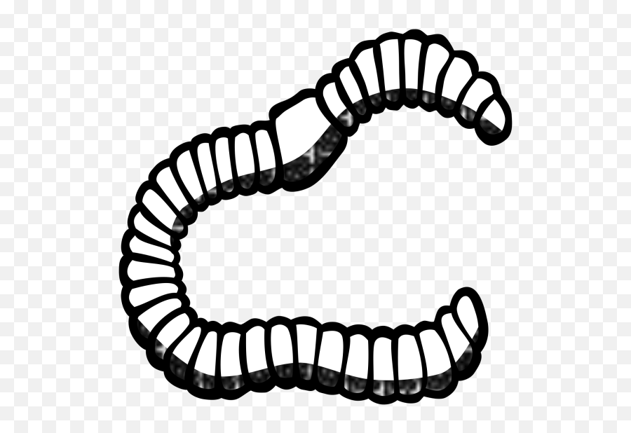 Brown Earth Worm Png Svg Clip Art For Web - Download Clip Earthworm Clipart Black And White,Worms Icon