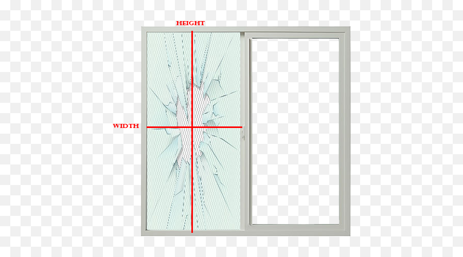 Download Measure The Height And Then Width Of Broken - Door Png,Broken Window Png
