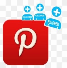 Download Pin Interest Followers - Sign Full Size PNG Image
