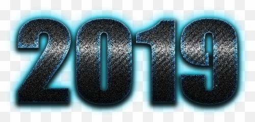 2019 Png Photo Arts - Graphic Design,New Year 2018 Png