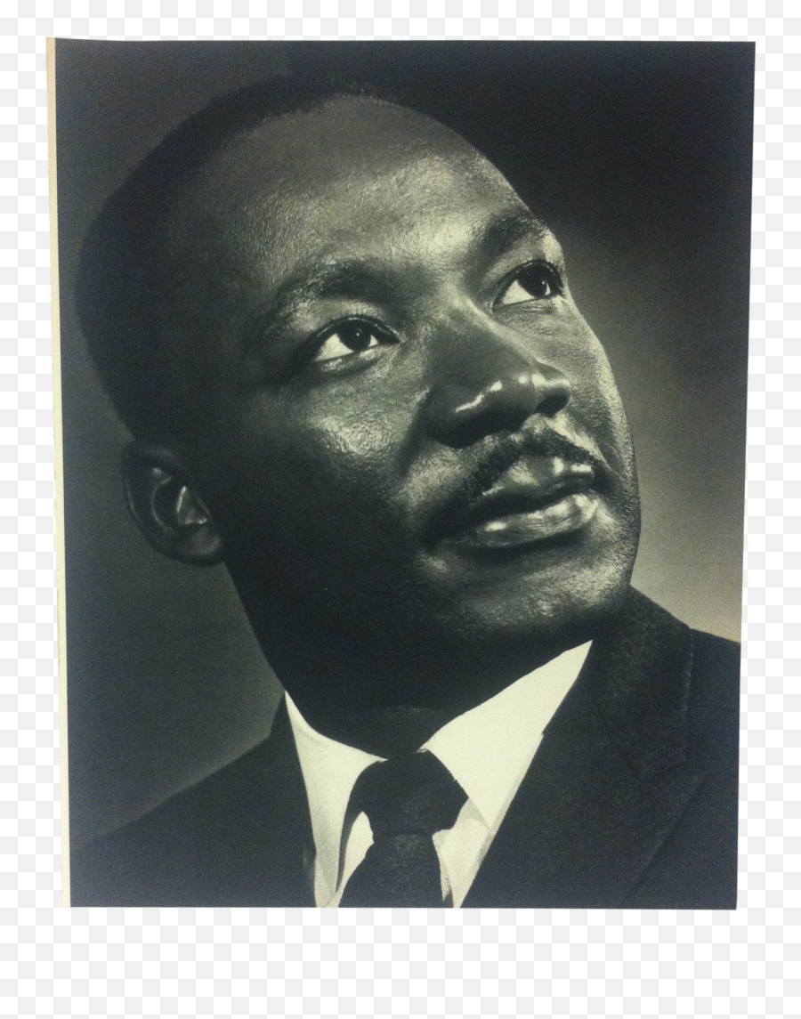 Black U0026 White Print - Martin Luther King April 4 1968 Png,Martin Luther King Jr Png