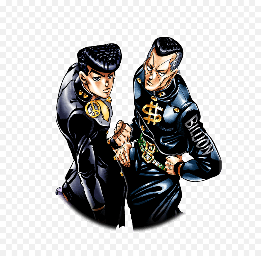 Unit Josuke Higashikata And Okuyasu - Josuke Higashikata Okuyasu Nijimura Png,Jjba Png