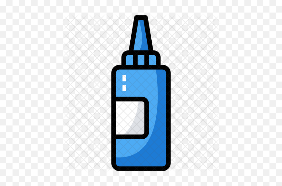 Ketchup Bottle Icon Of Colored Outline - Glass Bottle Png,Ketchup Bottle Png