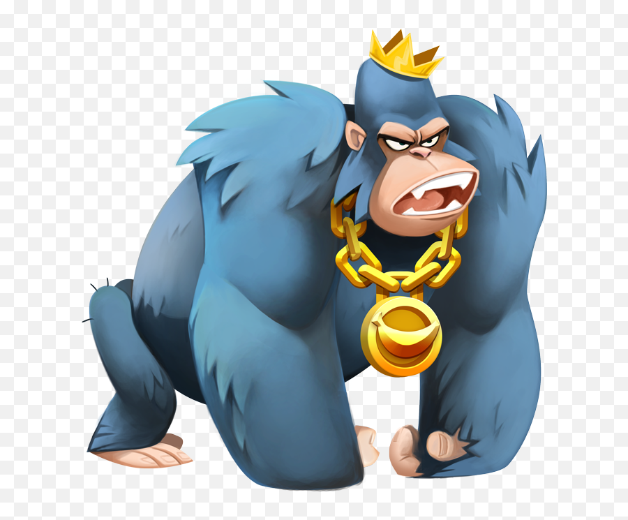 Character Gorilla Gb Thumbnail - Go Bananas Slot Png,Gorilla Cartoon Png