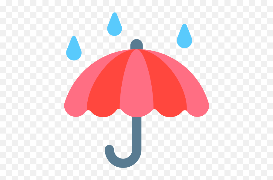 Umbrella With Rain Drops Emoji For Facebook Email U0026 Sms - Emoji Parapluie Png,Rain Drops Png
