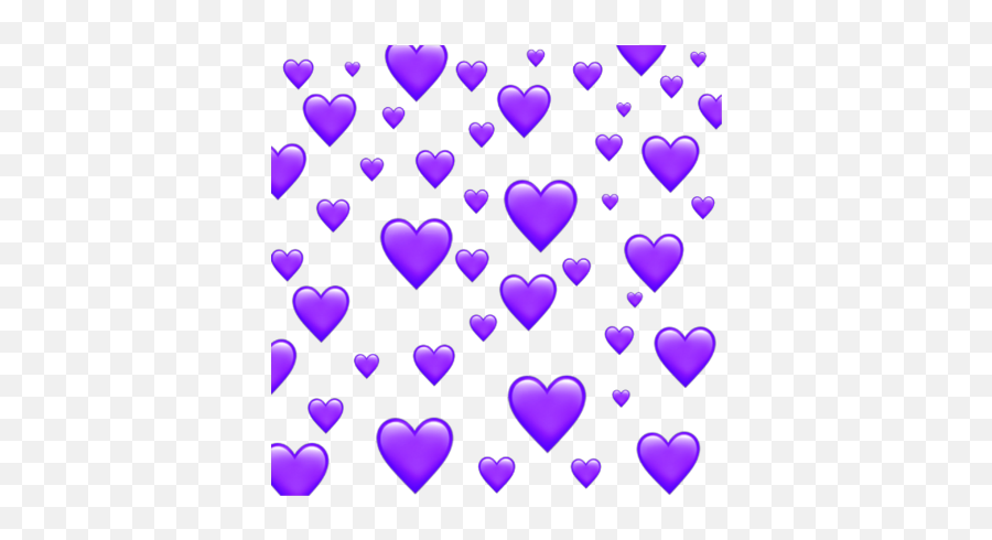 Purple Emoji - Blue And Purple Hearts Png,Purple Emoji Png
