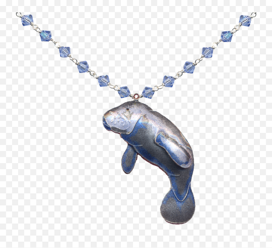 Manatee Crystal Necklace U2014 Bamboo Jewelry Png