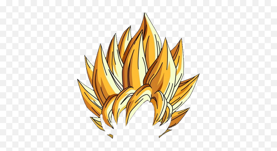 Super Saiyan Hair Png 5 Image - Dragon Ball Z Goku,Goku Hair Transparent