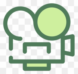 Cinema Film Movie Technology Electronics Video Camera - Camera Film Logo Green png