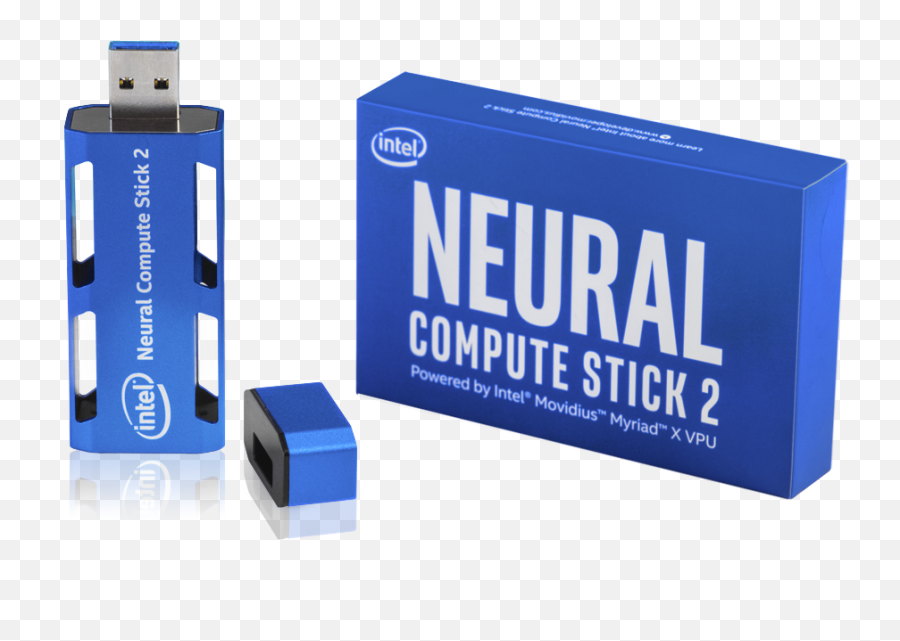 Intel Neural Compute Stick 2 And Open - Intel Neural Stick 2 Png,Intel Png