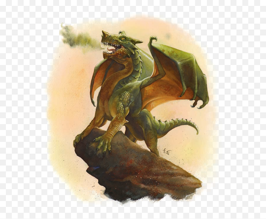 Green Dragon Dungeons U0026 Dragons Fandom - Green Dragon Wyrmling Dnd 5e Png,Dungeons And Dragons Png