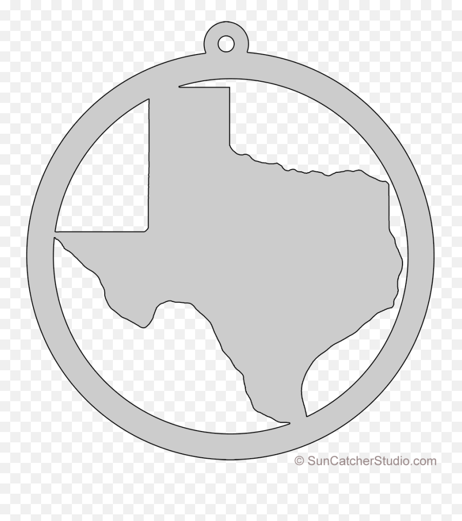 Circle Free Scroll Saw Pattern Shape - Texas Shape In Circle Png,Texas Shape Png