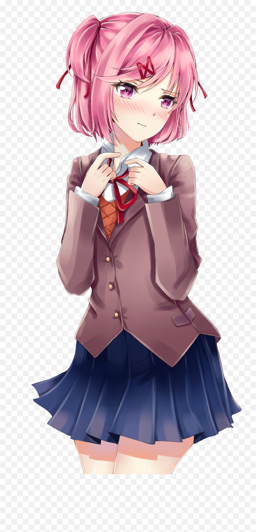 Download Doki Literature Club - Doki Doki Literature Club Natsuki Png,Natsuki Png