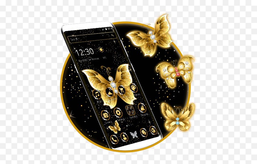 App Insights Golden Butterfly Apptopia - Smartphone Png,Gold Butterfly Png
