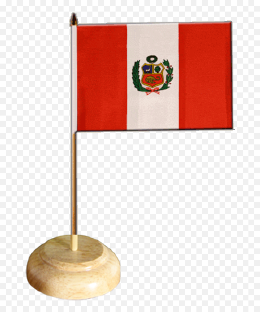 Peru Table Flag - Peru Table Flag 10cm X 15cm Full Size Flagpole Png,Peru Flag Png