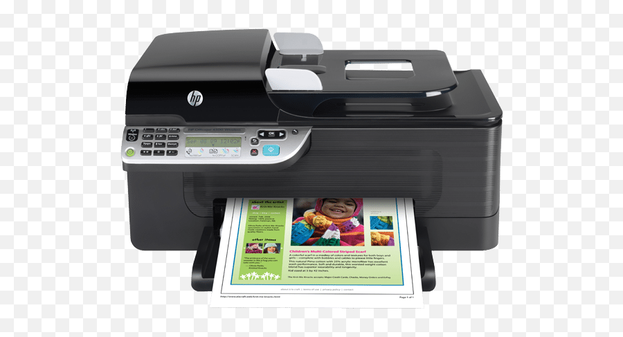 All In One Printer Reviews 60903 - Png Images Pngio Hp Officejet 4500 Wireless,Printer Png