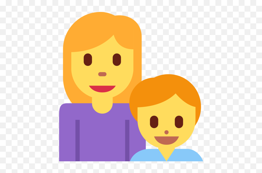 U200d Family Woman Boy Emoji - Emojis De Mae Png,Boy Emoji Png