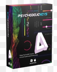 Psychedelic Keys - Horizontal Png,Trippy Png