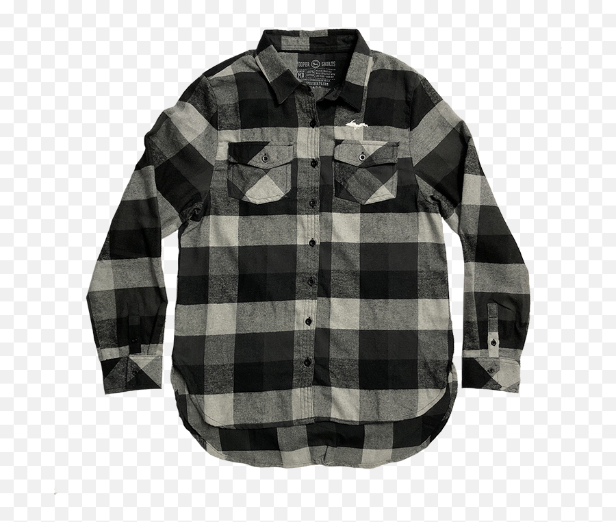 Download Hd Womens Black - Black And White Flannel Png,Flannel Png