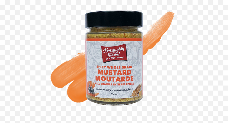 Spicy Whole Grain Mustard Kensington - Chutney Png,Mustard Png