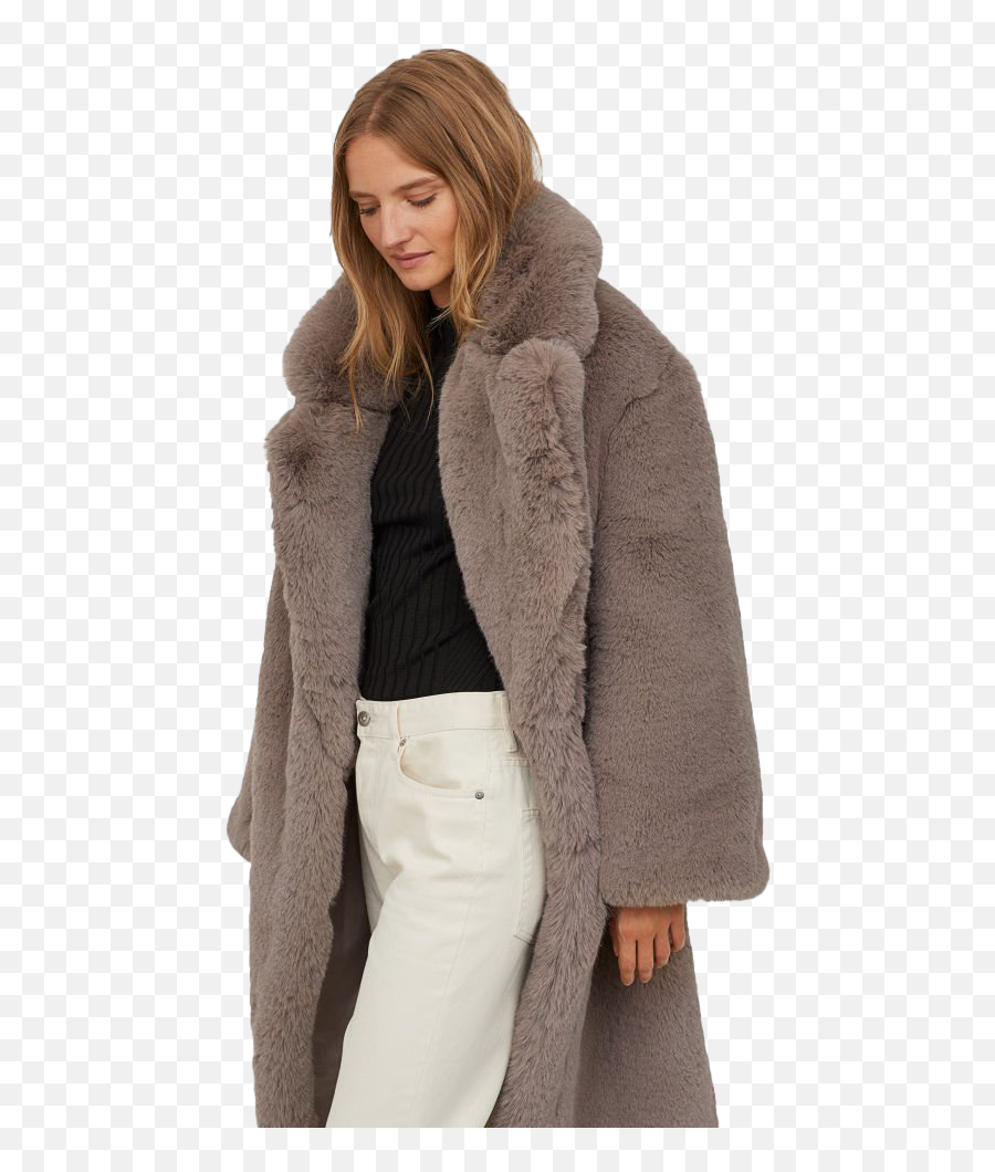 Fur Coat Png Transparent Images - Grey Faux Fur Coat,Furry Png