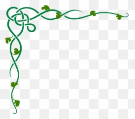 Shamrock Border Clip Art N16 Free Image - Tree Vine Clip Art Png,Shamrock Clipart Png