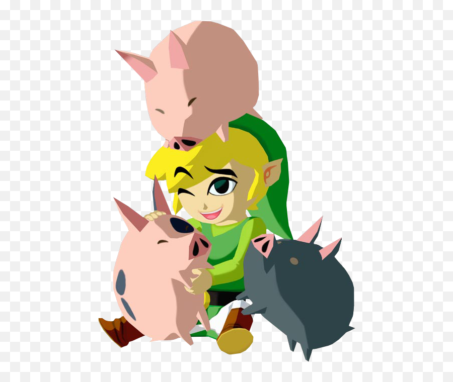 Pig - Zelda Wiki Zelda Wind Waker Pig Png,Toon Link Transparent