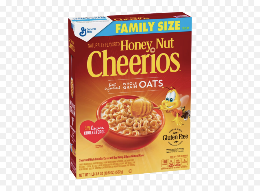 Cheerios Honey Nut Cereal - Honey Nut Cheerios Cereal Png,Cheerios Png