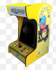Ms Pacman Galaga Home Arcade Machine With 60412 Games Bartop Counter - Cabinet Yellow Buttons png