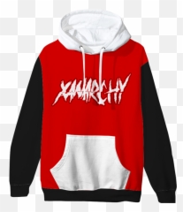 Outfits De Lil Xan - Famous Person Xanarchy Color Black Hoodie png