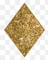 Diamond Clipart Gold Glitter - Gold Shape Outline png
