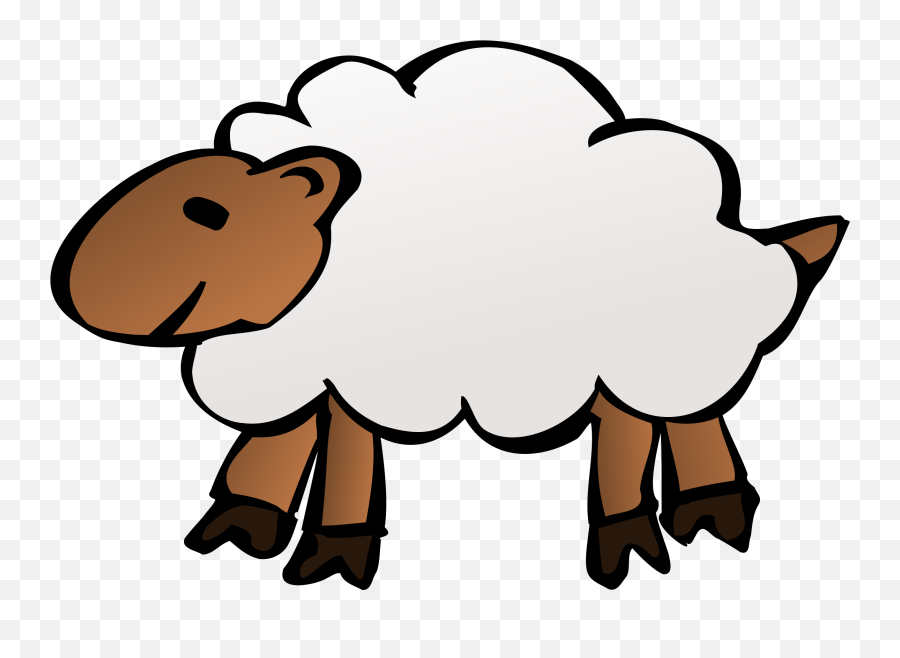 Sheep Clipart Transparent Background - Sheep Clipart Png Transparent,Sheep Transparent Background