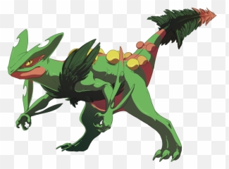 Art Sceptile Blaziken Swampert Mega - Mega Sceptile Fan Art Png,Blaziken Png