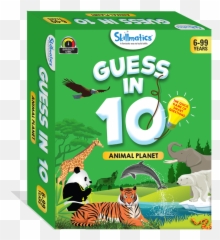 Skillmatics Educational Game - Guess In 10 Animal Planet Dinosaurs png