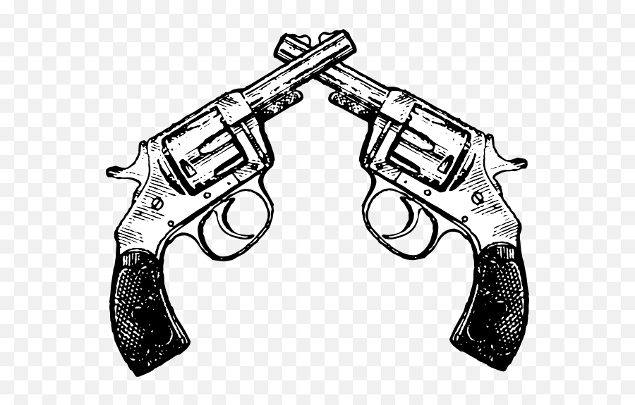 Free Crossed Rifles Png Download Clip Art - Clipart Revolver,Musket Png