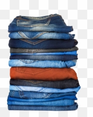 Clothes Png - Jeans T Shirt Stock Transparent Folded Png