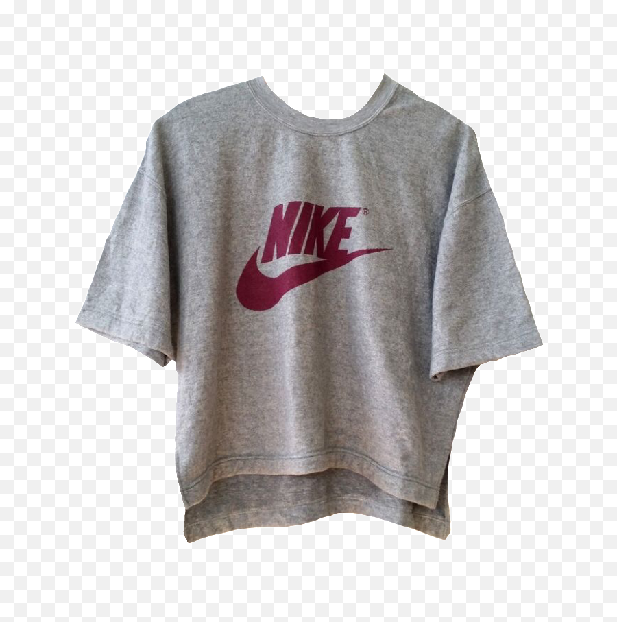 Grey Red Nike Shirt Polyvore Moodboard - Niche Meme White Shirt Transparent Background Png,Red Nike Logo