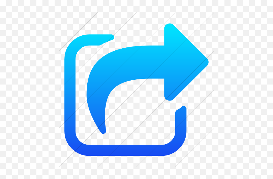 Iconsetc Simple Ios Blue Gradient Bootstrap Font Awesome - Transparent Background Logo Share Png,Rounded Square Icon