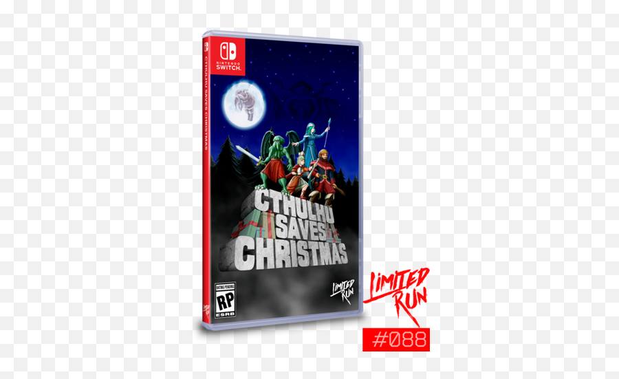 Limited Run Games - Switch U2013 A U0026 C Games Cthulhu Saves Christmas Switch Png,Cthulhu Icon