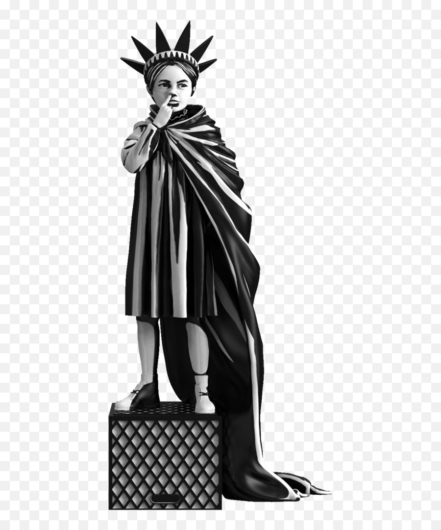 Liberty Girl Polystone Statue By Brandalised - Mighty Jaxx Liberty Girl Png,Statue Of Liberty Transparent