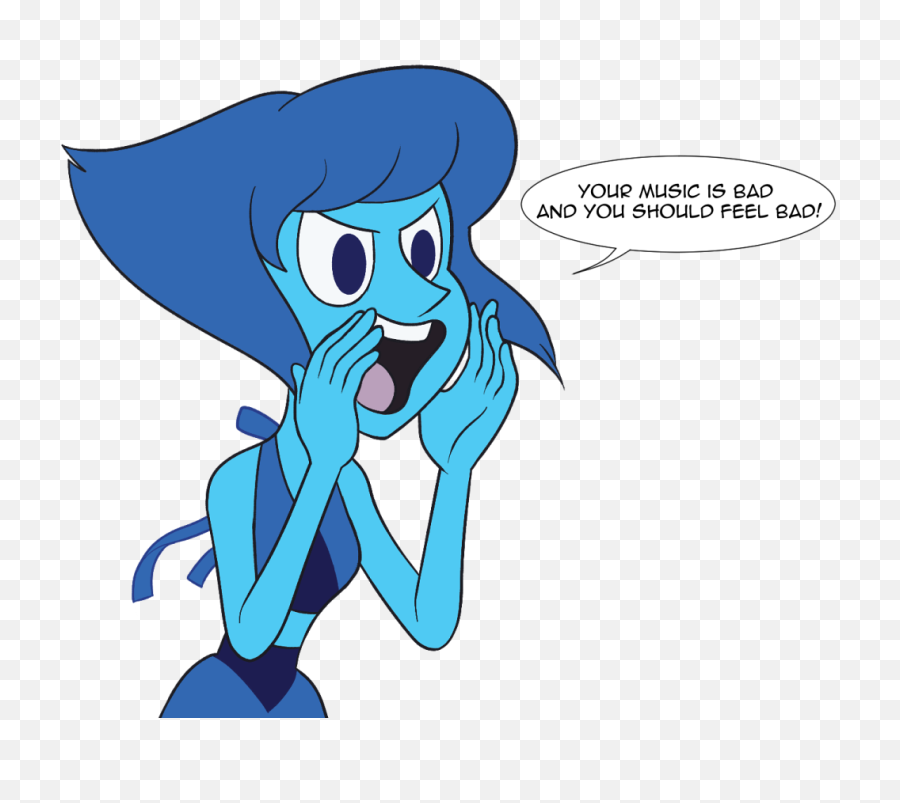Music Is Bad And You Shoulo Feel - Cute Lapis Lazuli Steven Universe Png,Fart Png
